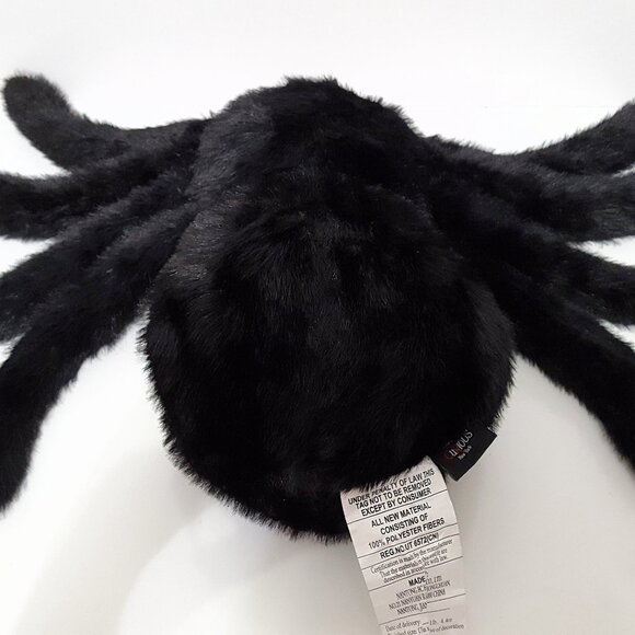 Cynthia Rowly Oversized Faux Fur Halloween Spider Pillow  NEW RARE CYNTHIA ROWLEY Oversized Faux Fur Halloween Spider Pillow 9x17